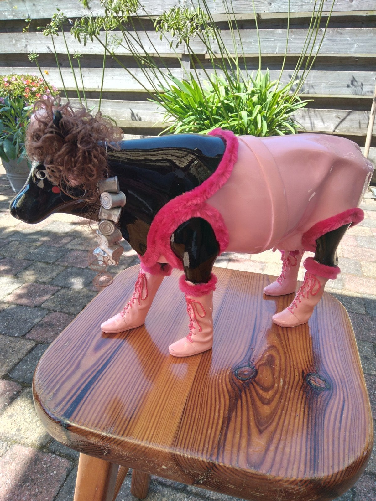 Cow Parade Koe "Pinky" LARGE, Ophalen of Verzenden, Zo goed als nieuw, Dier