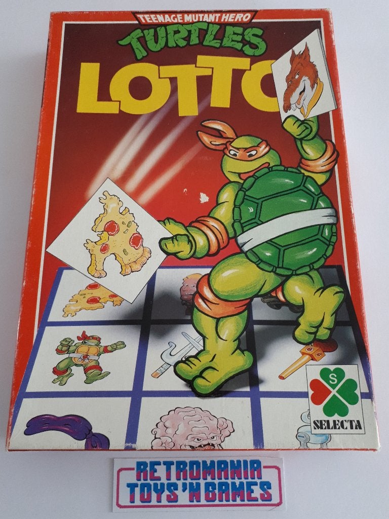 kaartspel - tmnt turtles lotto compleet, -, Verzenden, -, Zo goed als nieuw