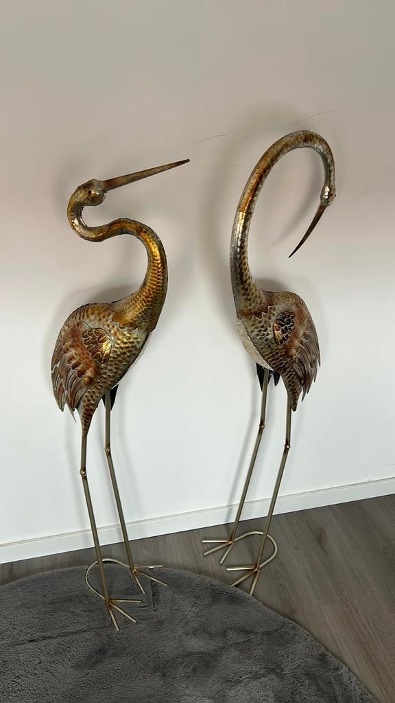 2 kraanvogels, Huis en Inrichting, Ophalen, Zo goed als nieuw