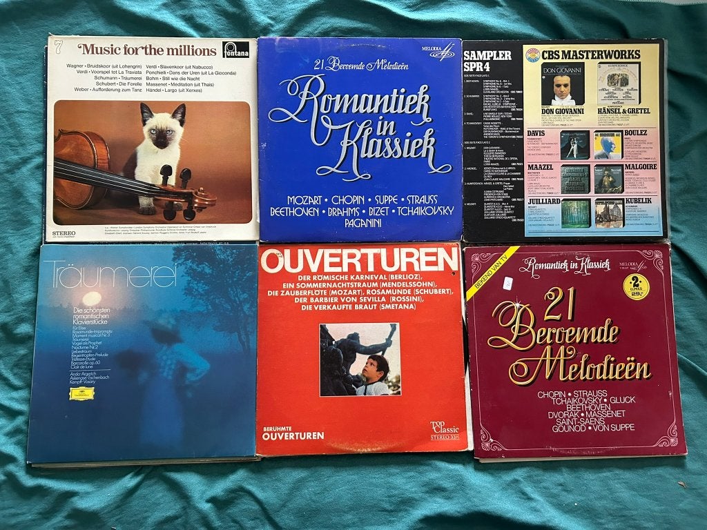 29 LP's Klassieke verzamelalbums (ook per stuk te koop), Cd's en Dvd's, LP, Gebruikt, Klassiek, Ophalen of Verzenden