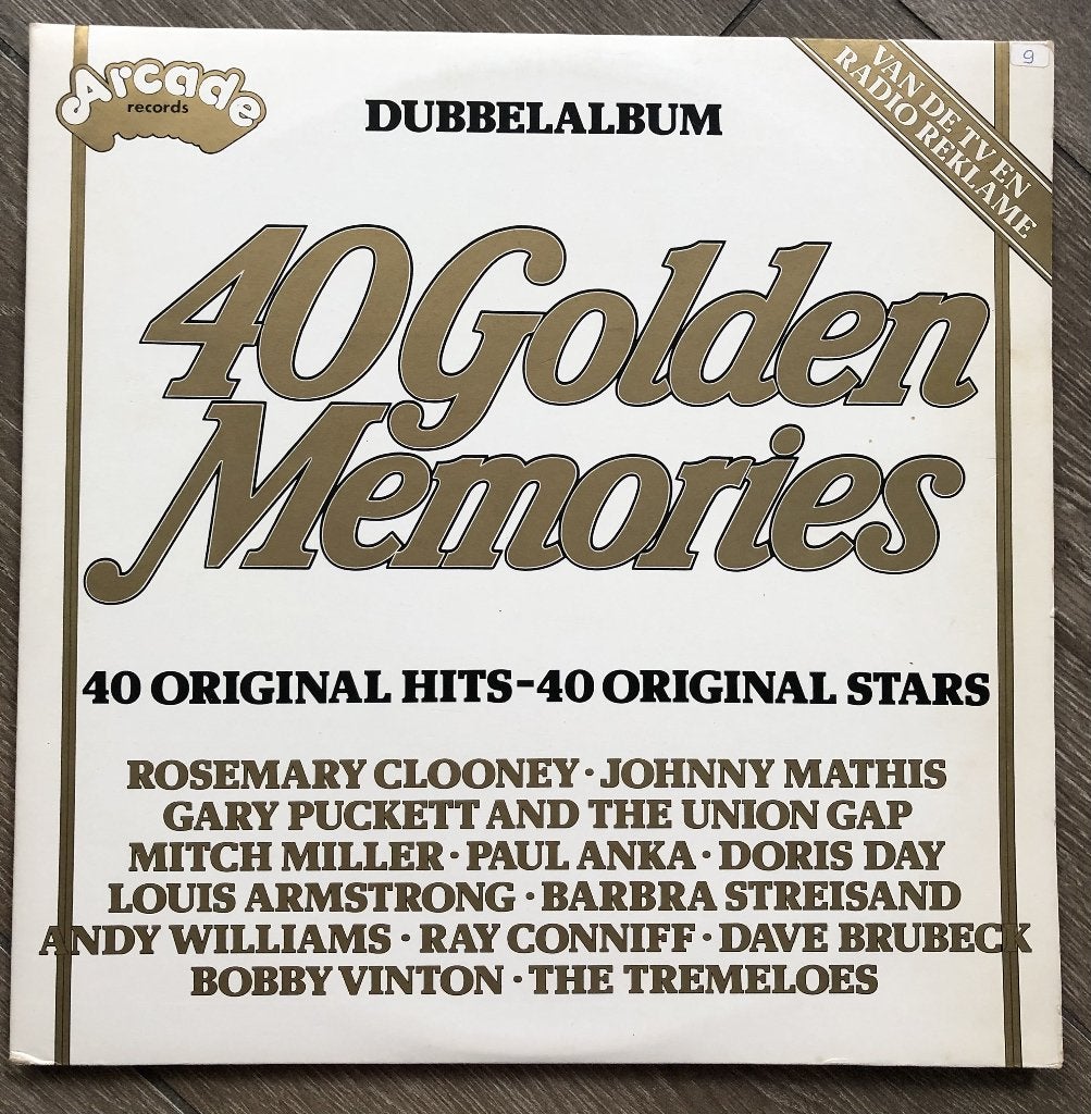 2-LP: 40 Golden Memories - Original hits & Original stars, Cd's en Dvd's, Gebruikt, Ophalen of Verzenden, Dubbel-LP, Pop