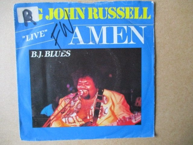 s4196 big john russell - amen, Ophalen, Gebruikt, 7 inch