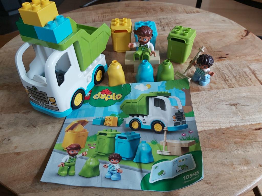 Duplo 10945 Vuilniswagen en Recycling, Kinderen en Baby's, Speelgoed | Duplo en Lego, Ophalen