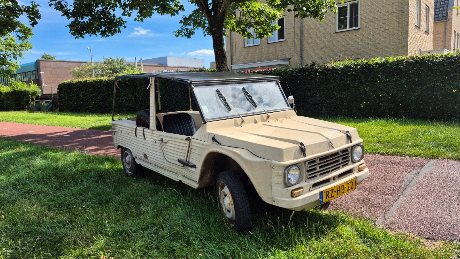 Citroen Mehari, Auto's, 540 kg, Zwart, Particulier, Bruin