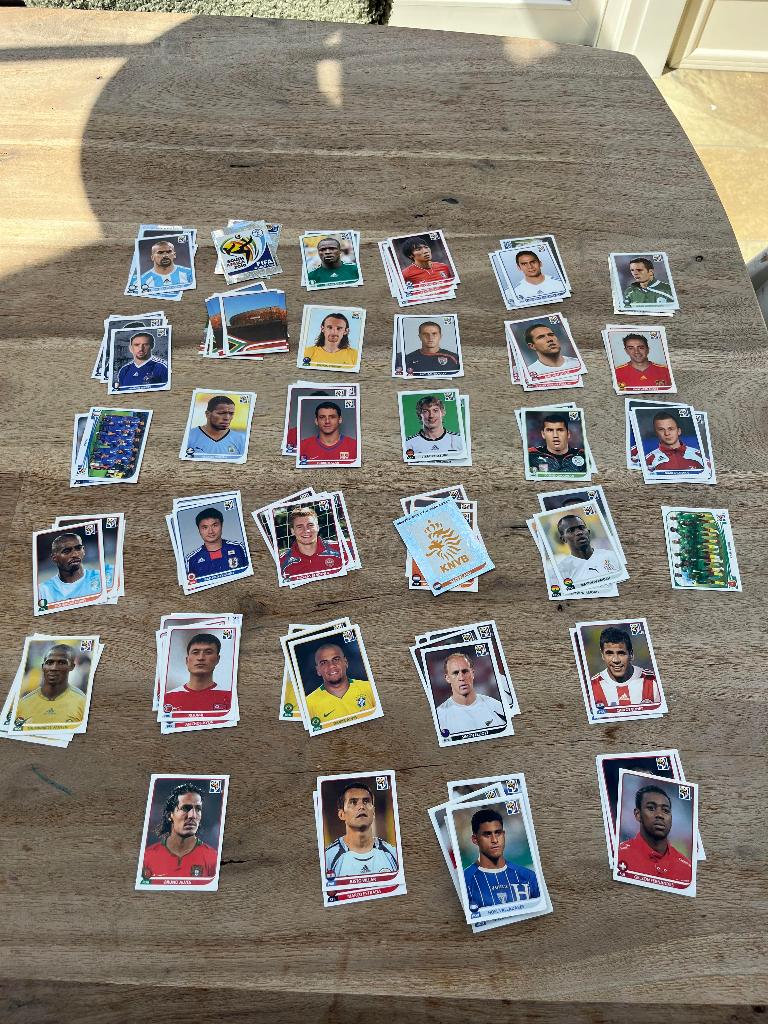 Te koop Panini stickerplaatjes WK 2010, Verzamelen, Ophalen of Verzenden, Zo goed als nieuw, Buitenlandse clubs, Poster, Plaatje of Sticker