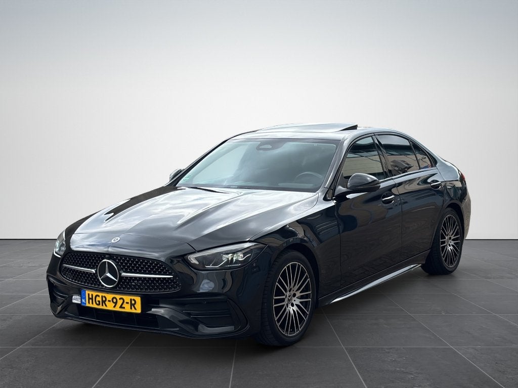 Mercedes-Benz C-Klasse C220d 9G-TRONIC AMG line Premium Plus, Auto's, Mercedes-Benz, Achterwielaandrijving, 1800 kg, 4 cilinders