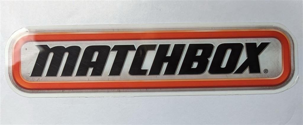 MATCHBOX Vinyl Auto Garage Decal Sticker, Verzenden, Nieuw