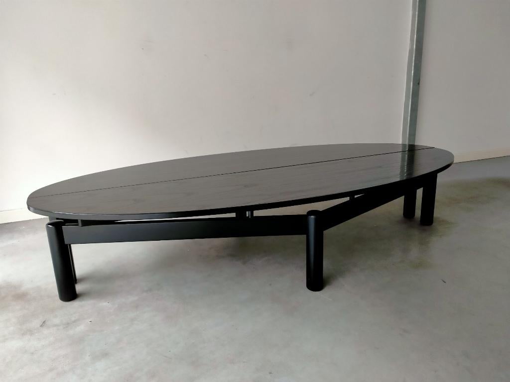 Cassina SINBAD side tables, Huis en Inrichting, Tafels | Sidetables, Gebruikt, 75 cm of meer, 150 tot 200 cm, Ovaal, Overige houtsoorten