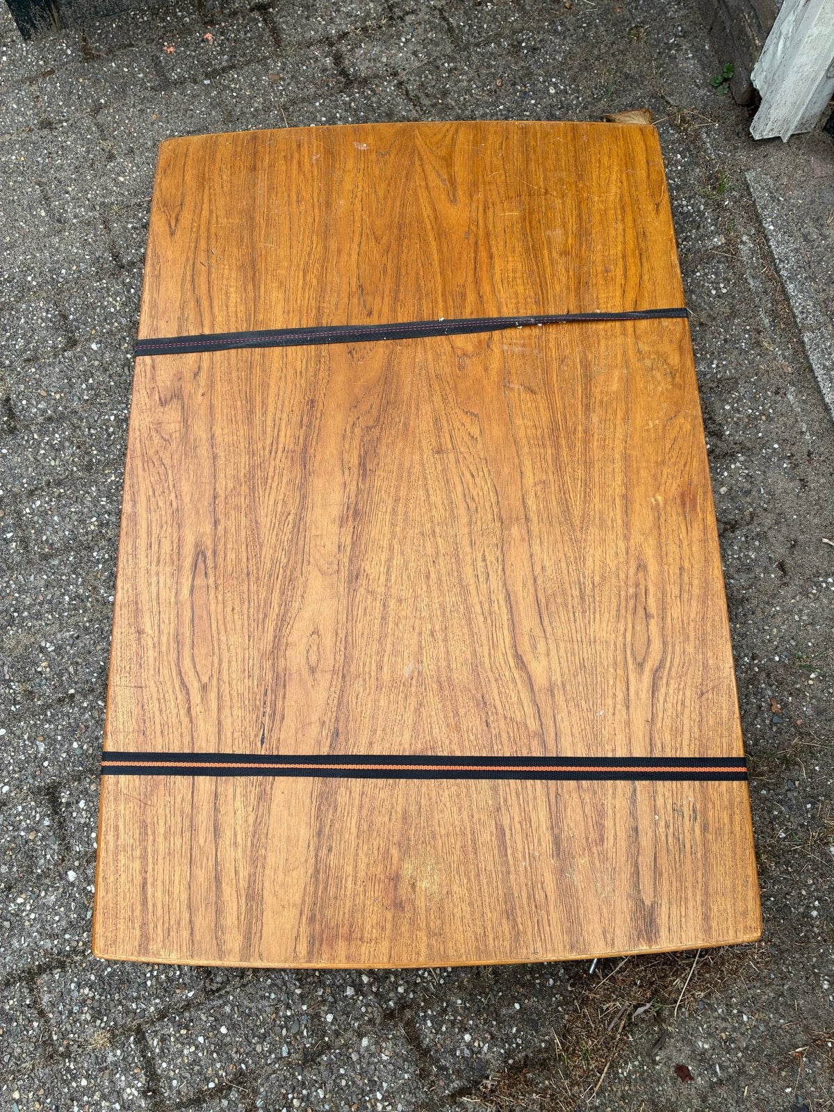 Vintage Teakhouten uitschuifbare tafel, Ophalen