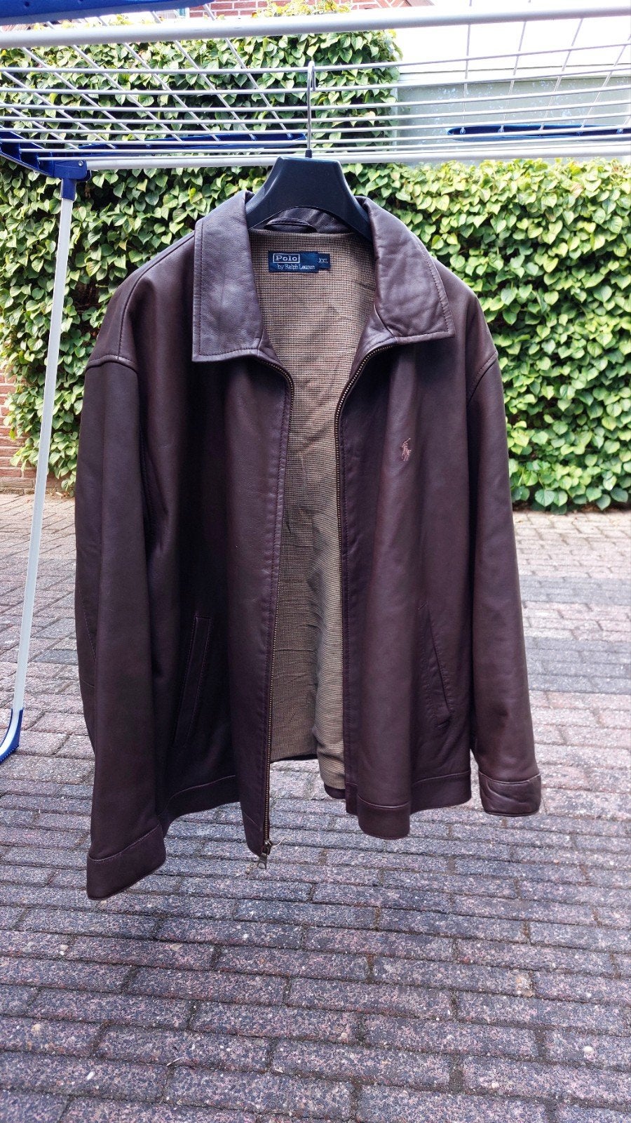 Nieuwe Ralph Lauren Polo leren jas heren XXL, Kleding | Heren, Dolce & Gabbana, Bruin, Nieuw, Overige maten