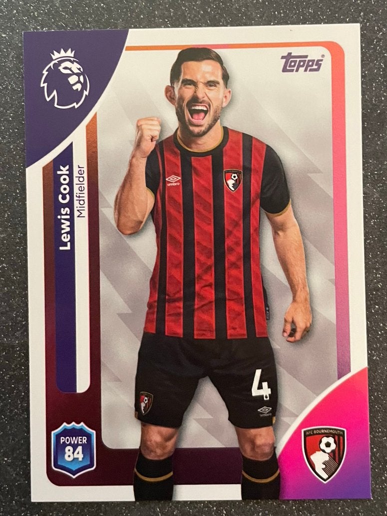 Topps Premier League 25/26   COOK    BOURNEMOUTH, Verzenden, Zo goed als nieuw, Plaatje