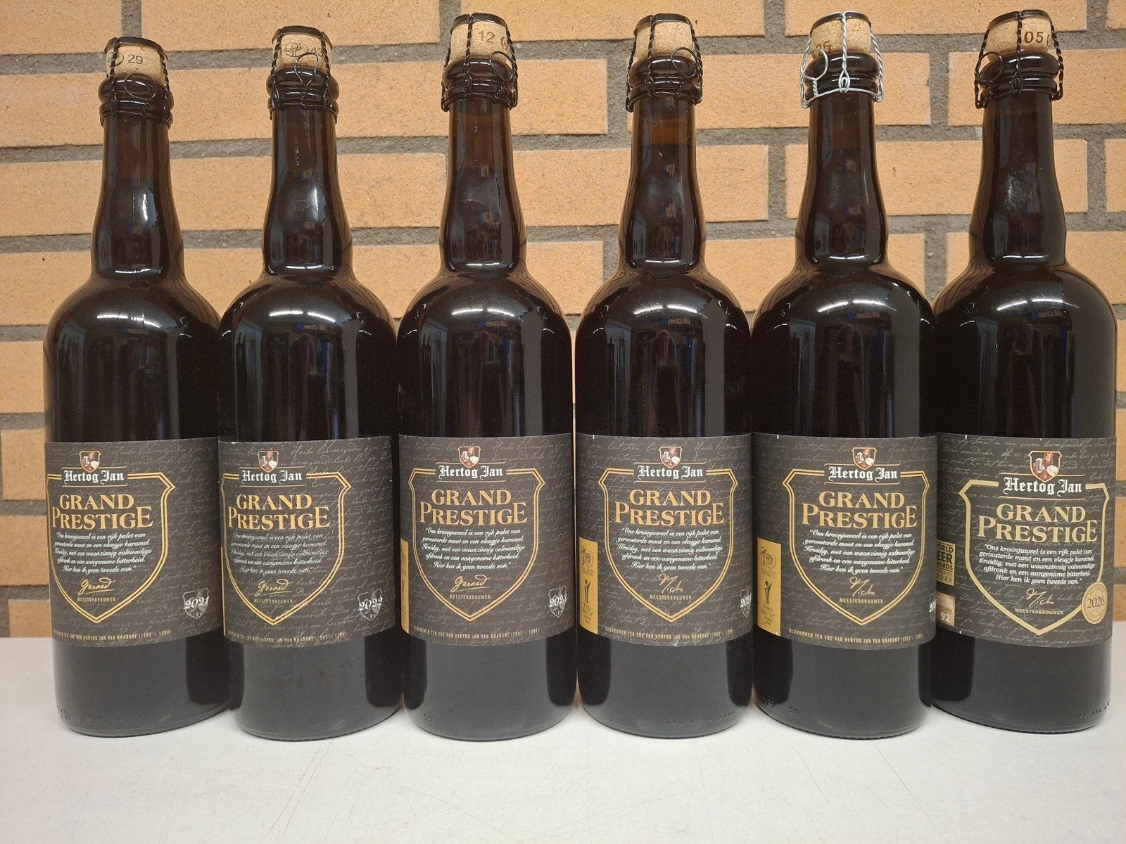 Hertog Jan Grand Prestige set 2021 t/m 2026, Verzamelen, Biermerken, Ophalen of Verzenden, Nieuw, Flesje(s), Hertog Jan