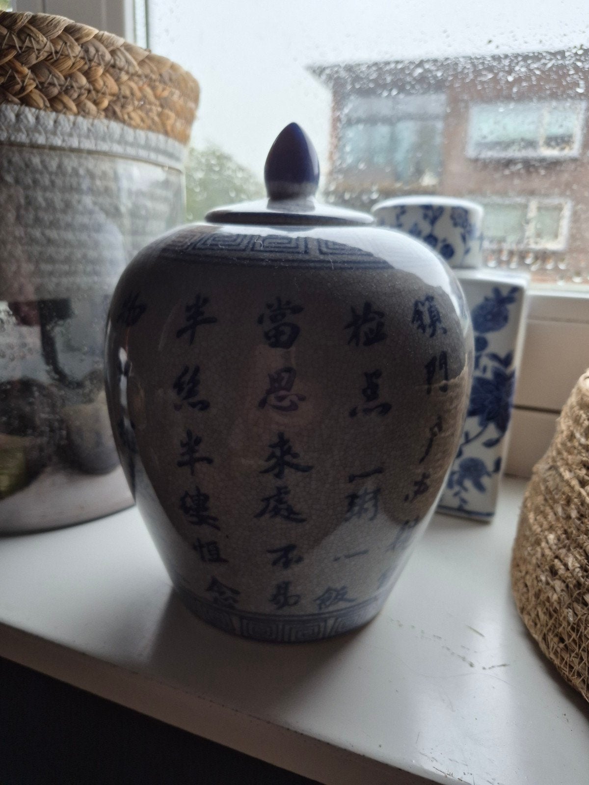 chinese vazen blauw wit, Ophalen of Verzenden, Blauw