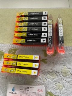 Inkt cartridges voor Canon Pixma 570/571, Ophalen of Verzenden, Nieuw, Cartridge, 123inkt.nl