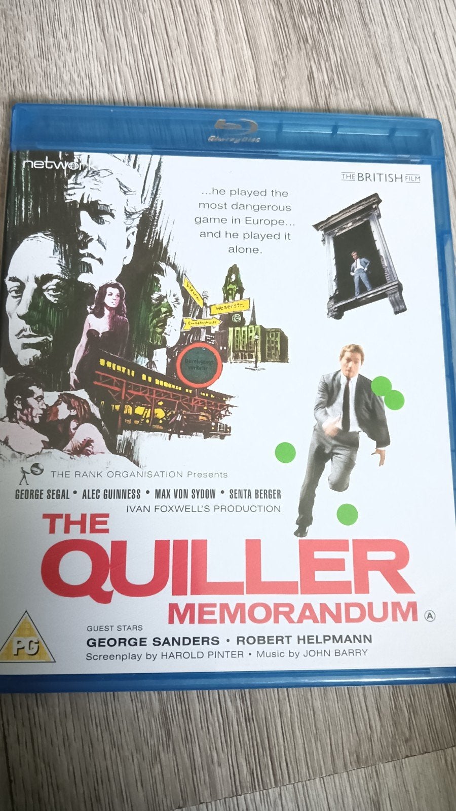 The Quiller Memorandum bluray import, Ophalen of Verzenden, Zo goed als nieuw, Muziek en Concerten