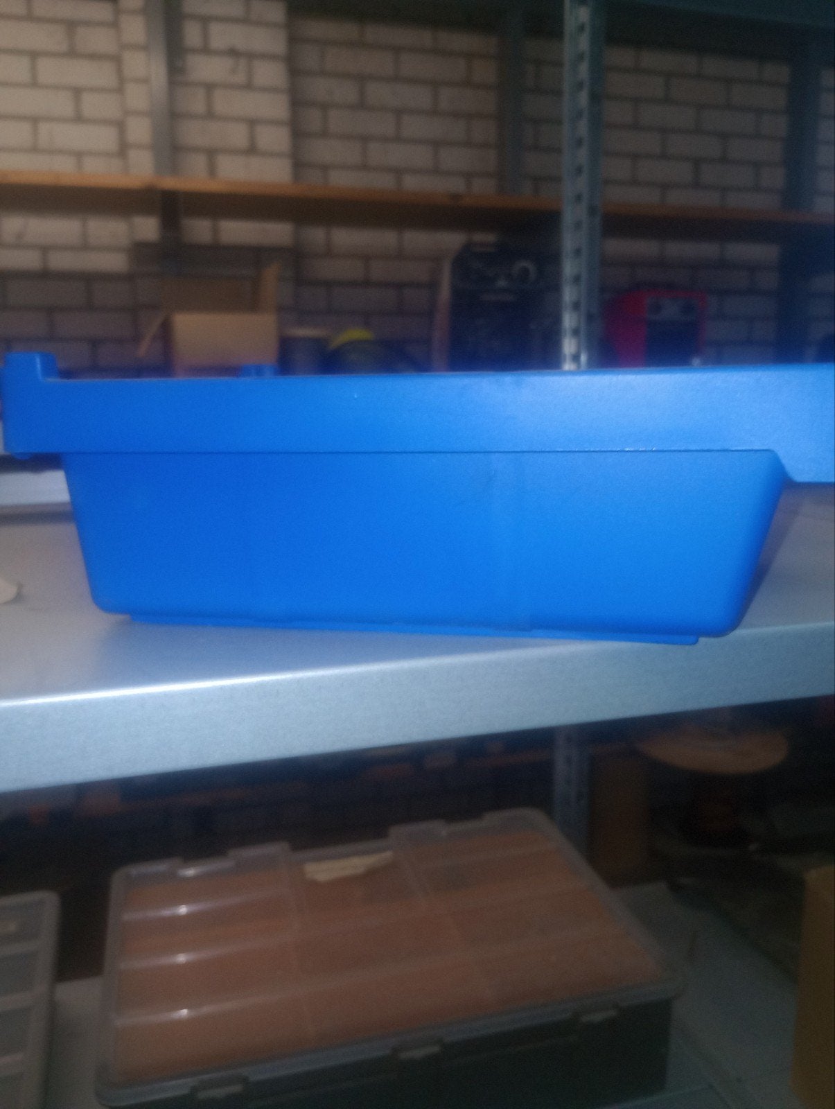 Blauwe opbergbak 30x20x15 cm, Ophalen of Verzenden