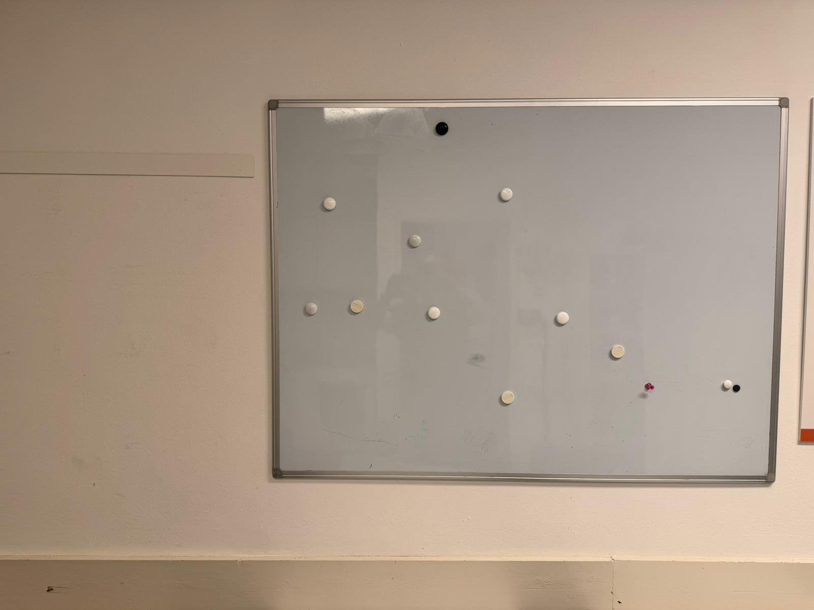 Magneetbord, Ophalen