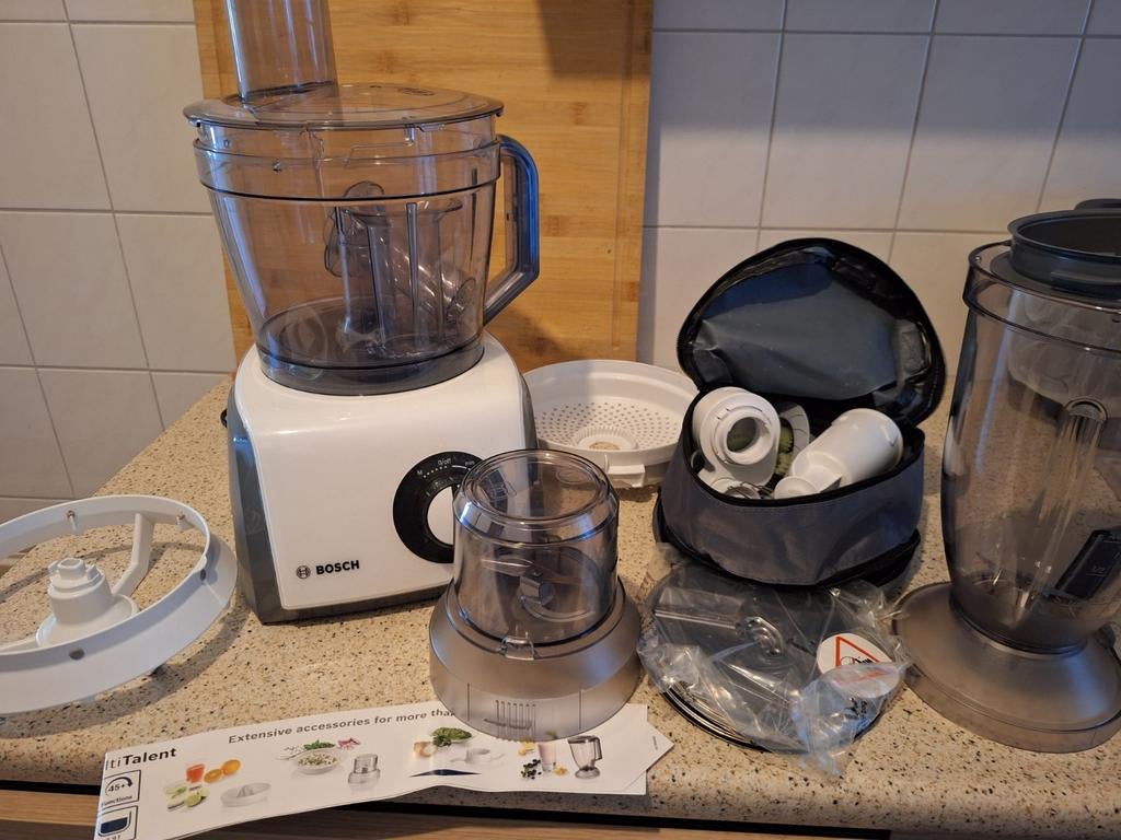 Bosch keukenmachine met heel veel mogelijkheden, Ophalen of Verzenden, Zo goed als nieuw
