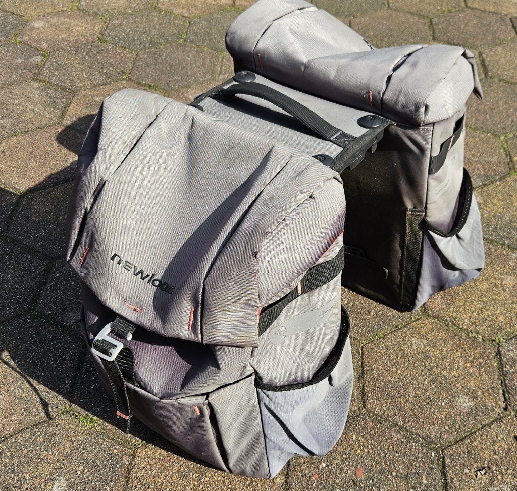 New Looxs Dubbele Fietstas met Racktime Klickfix Systeem, Ophalen of Verzenden, Gebruikt, New Looxs