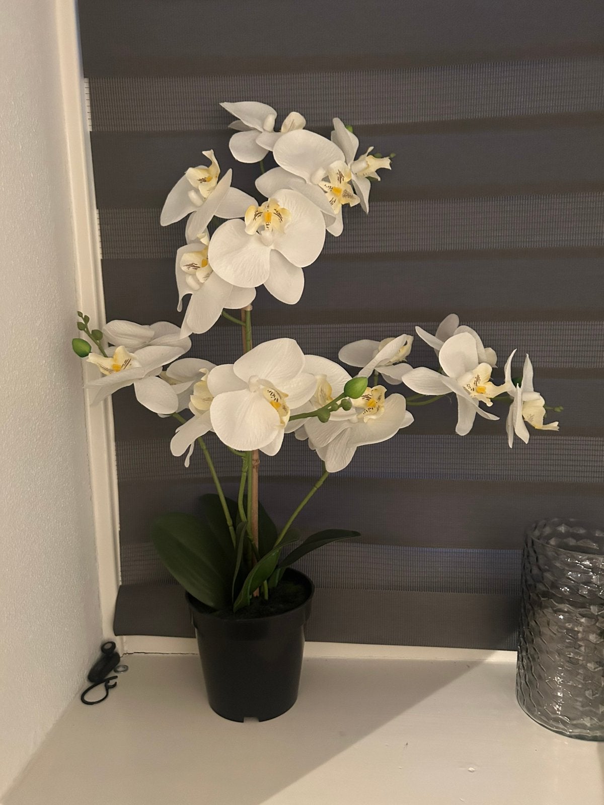 2 stuks orchideeën, Huis en Inrichting, Woonaccessoires | Kunstplanten en Kunstbloemen, Ophalen, Zo goed als nieuw