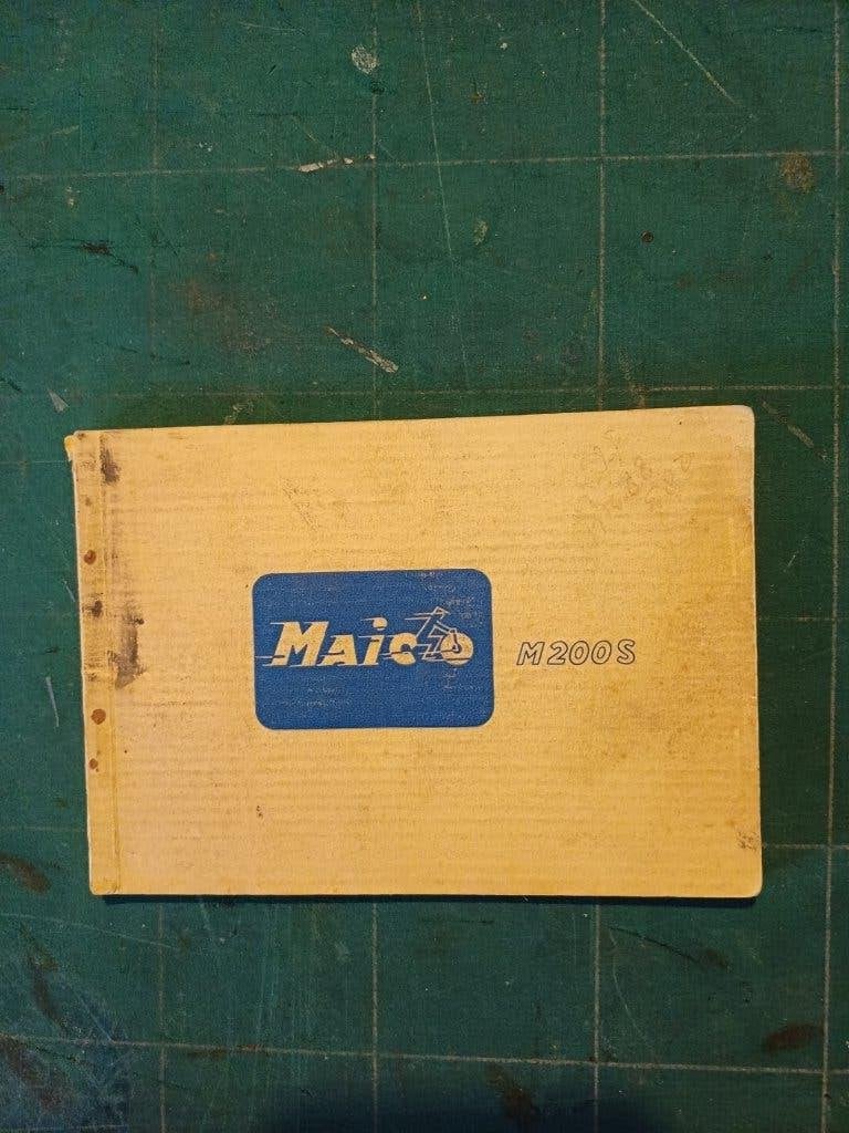 MAICO M200S M175L instructieboekje betriebsanleitung, Motoren, Ophalen of Verzenden, Overige merken