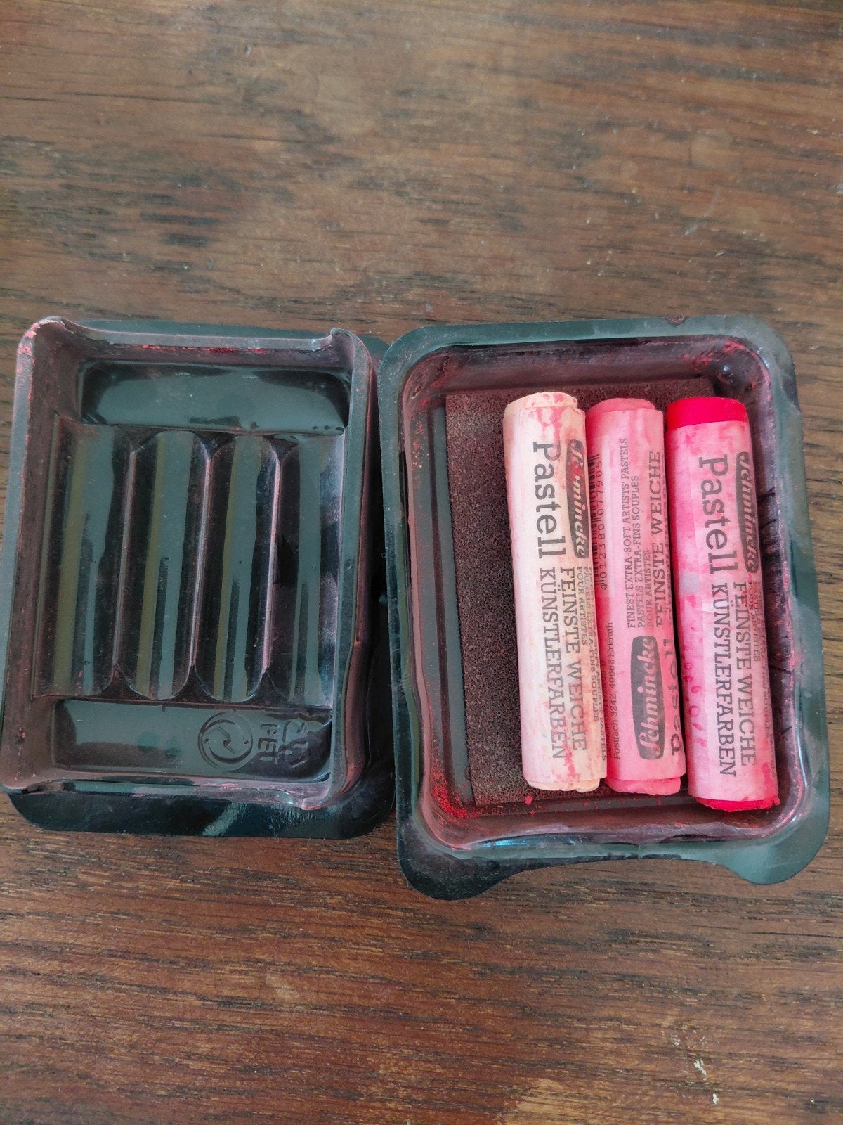 3x Schminke soft pastels/zachte pastels, roze en rood, Ophalen of Verzenden, Zo goed als nieuw, Clearstamp