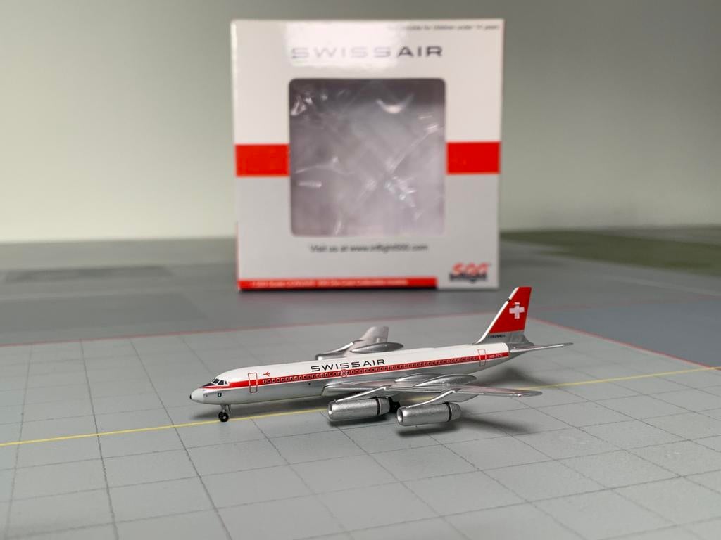Swissair Convair CV-990 Inflight500 schaal 1:500, Verzamelen, Ophalen of Verzenden, Zo goed als nieuw, Schaalmodel
