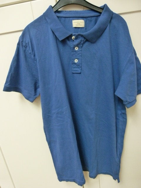 Blauwe polo shirt maat L Selected Homme Heritage, Maat 52/54 (L), Blauw, Ophalen of Verzenden, Zo goed als nieuw