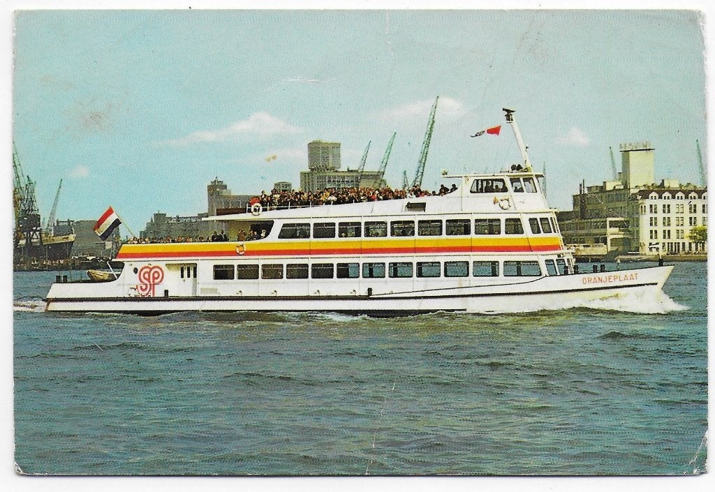 Rotterdam Spido Rondvaarten - Ongelopen ansichtkaart B2730, Ophalen of Verzenden, 1960 tot 1980, Ongelopen, Zuid-Holland