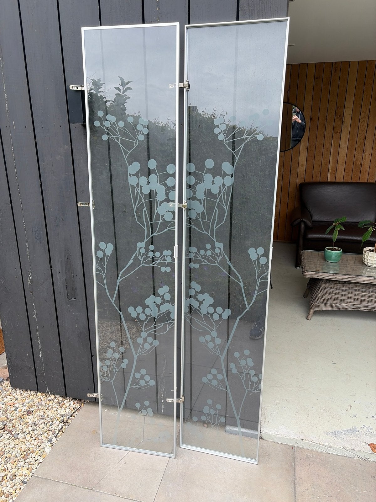 Twee deuren voor (boeken)kast met decoratie, Ophalen, Minder dan 50 cm, Gebruikt, 200 cm of meer
