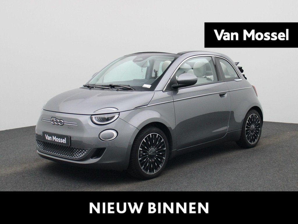 Fiat 500E Cabrio 42KWH LA PRIMA BY BOCELLI | Cruise Control, Auto's, Fiat, Automaat, 12 maanden, Stof, Gebruikt
