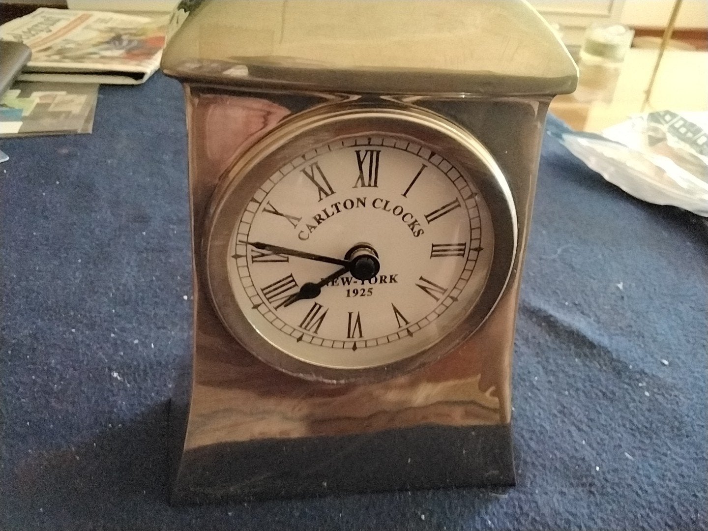 Staand klokje zilver kleurig, Verzenden