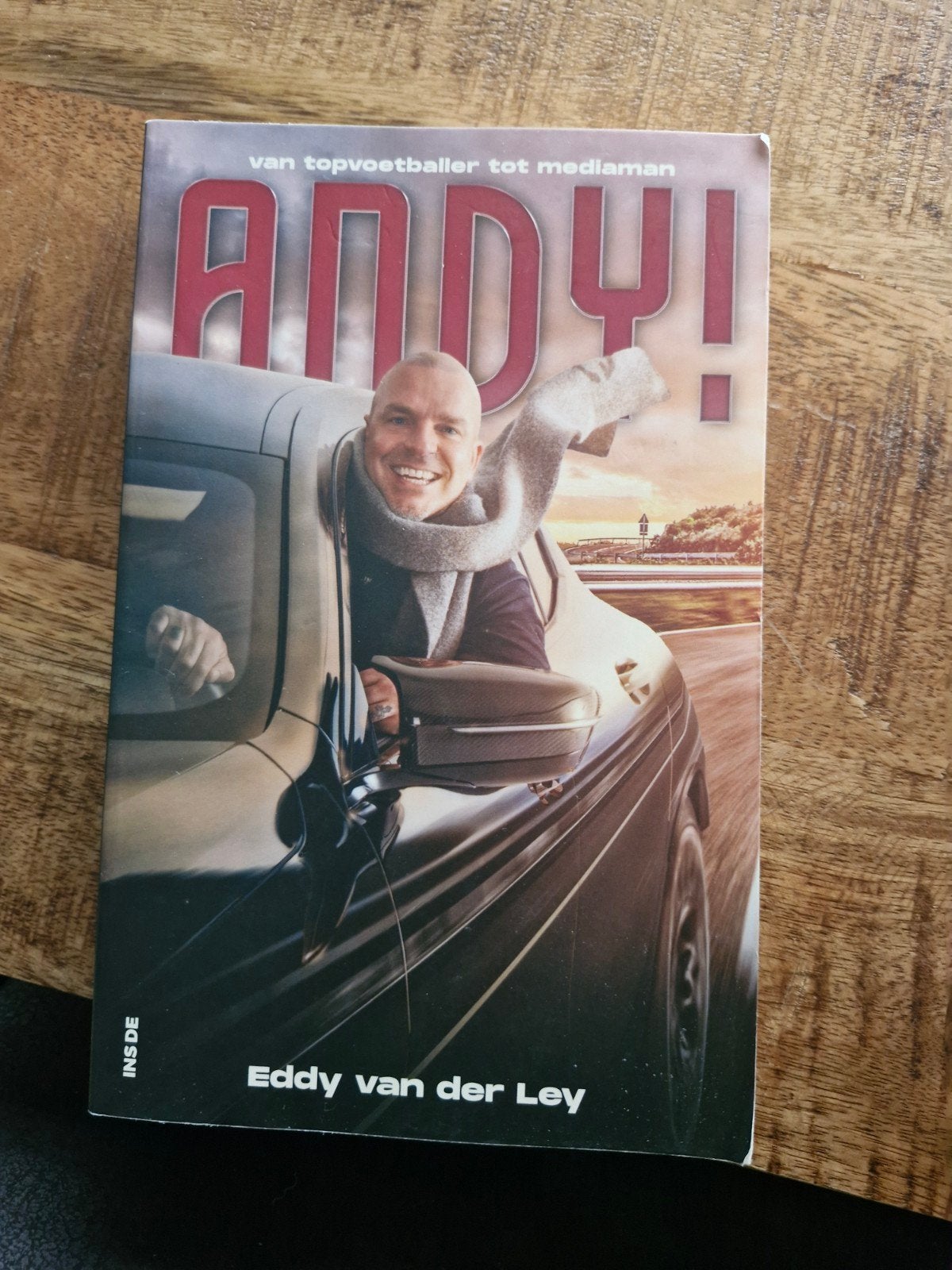 ANDY! Van topvoetballer tot mediaman - Eddy van der Ley, Ophalen of Verzenden, Gelezen, Eddy van der Ley