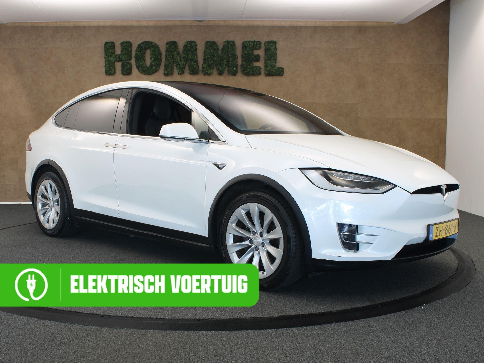 Tesla Model X 75D Base - ORIGINEEL NEDERLANDSE AUTO - AFKOMS, Automaat, Model X, Gebruikt, Zwart