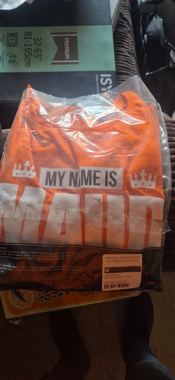 Nieuw Oranje Shirt - Maat M - Ongebruikt, Nieuw, Oranje, Onbekend, Korte mouw