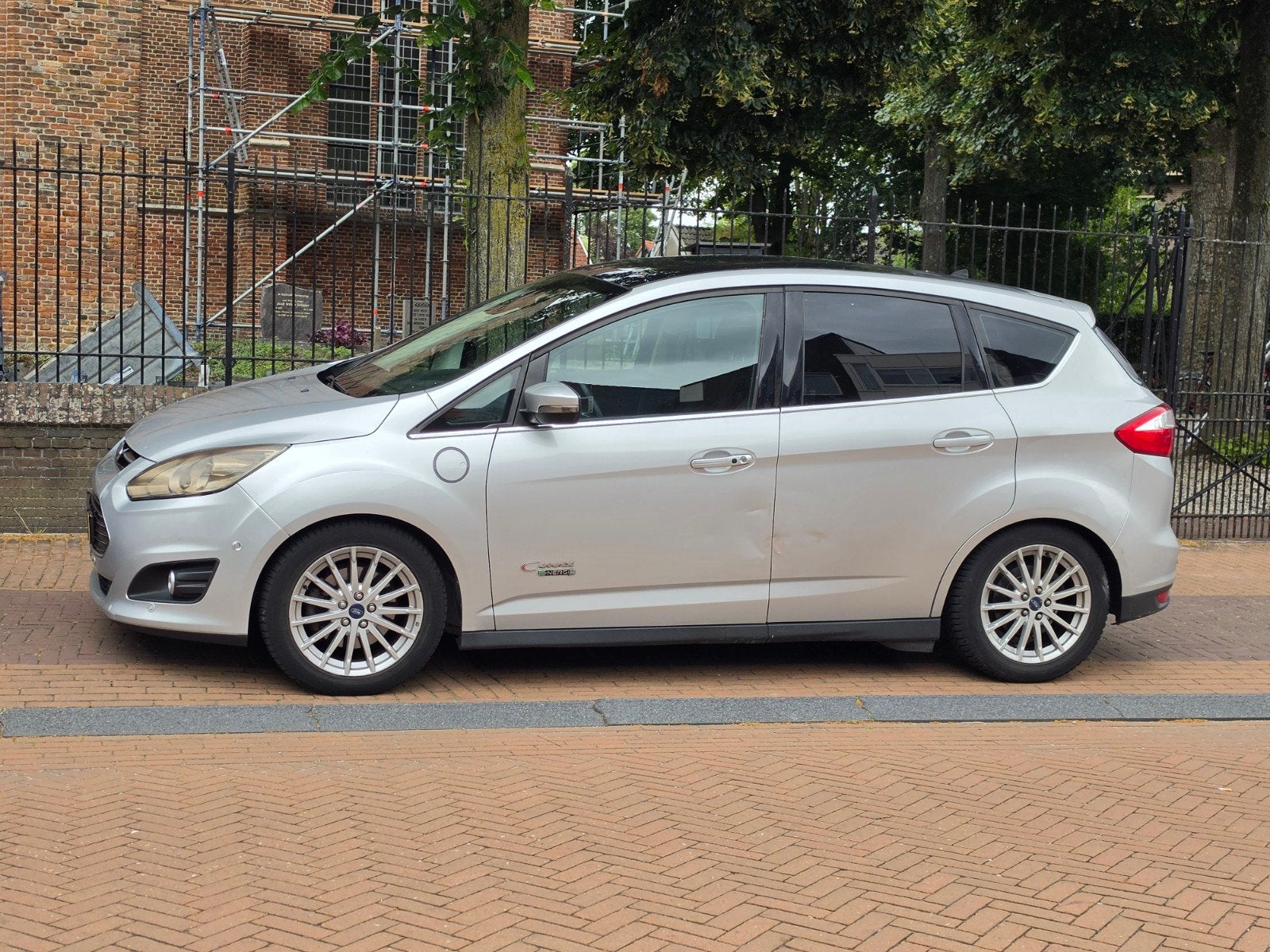 Ford C-Max 2.0 Plugin Hybrid 2015 Grijs, Auto's, Ford, C-Max, Hybride Elektrisch/Benzine, Plug-in hybride, A, MPV, Automaat, Origineel Nederlands