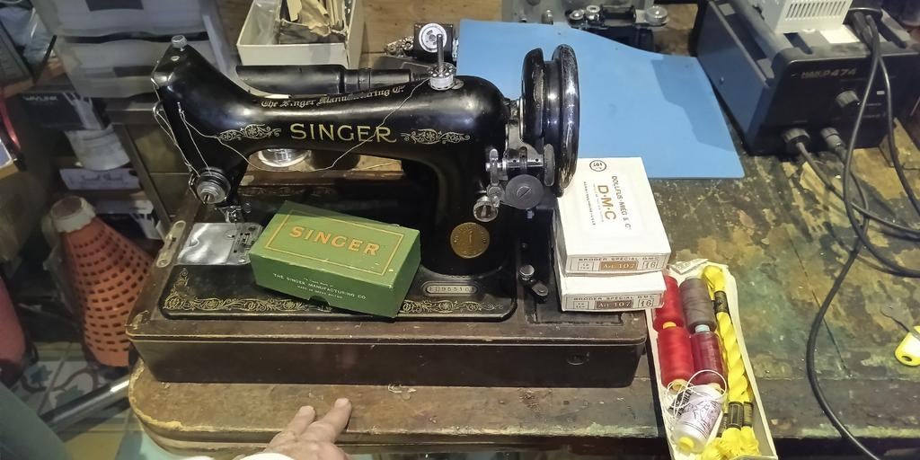 Elektrische Naaimachine - Vintage Singer, Gebruikt, Singer, Ophalen of Verzenden, Naaimachine