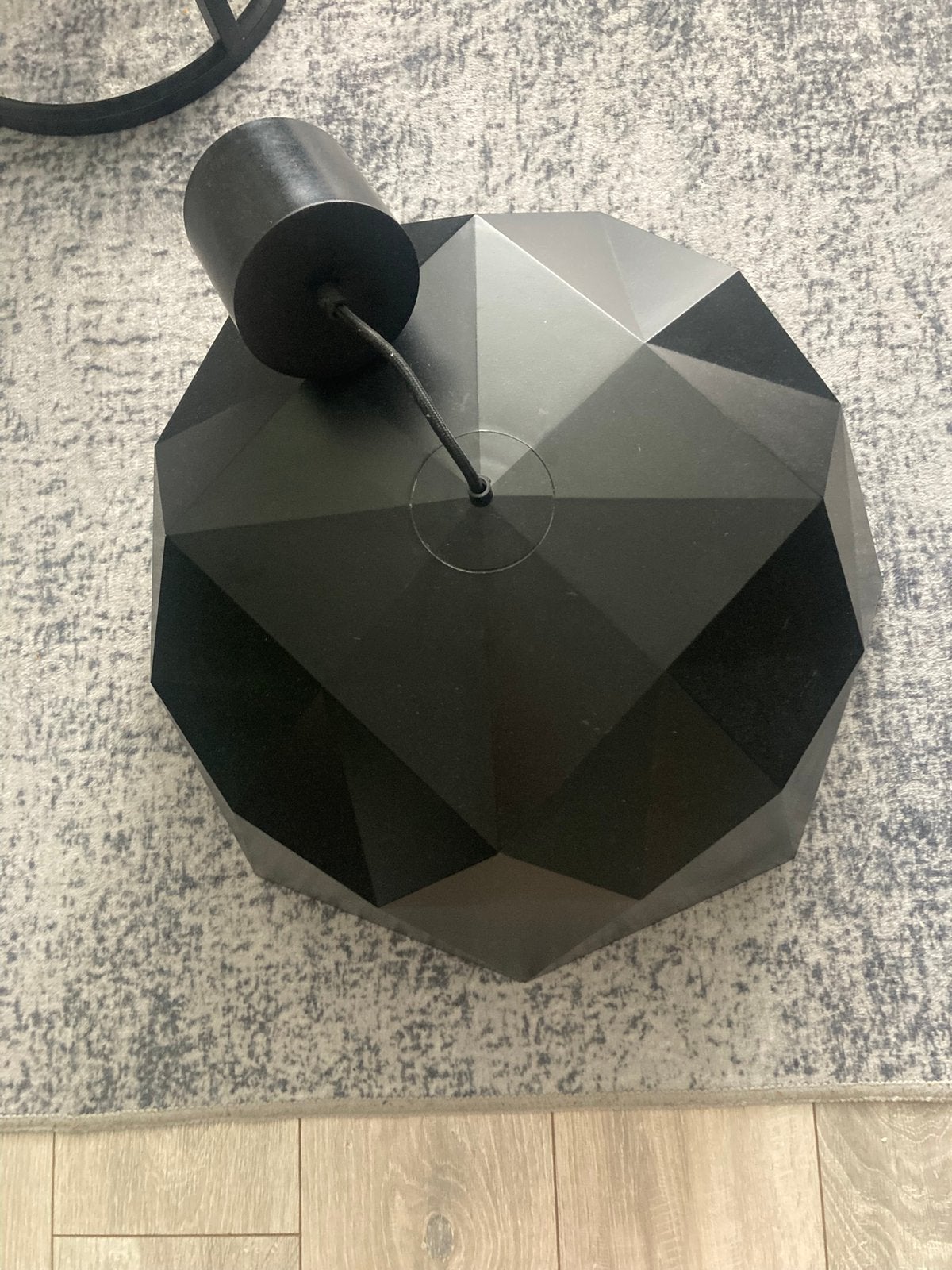 Lucide geometrische Hanglamp – Ø 60 cm – Zwart/Wit, Ophalen, Zo goed als nieuw