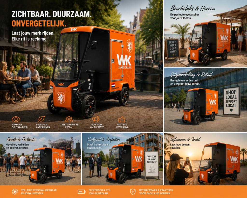 4x MUBEA Cargo fiets U-Mobil – mobiele branding met impact, Fietsen en Brommers, Fietsen | Bakfietsen, Ophalen, Goederen