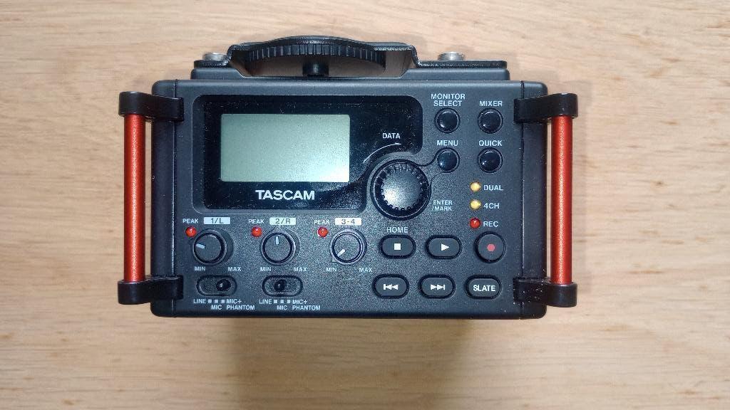 Tascam DR-60D MKII Audio Recorder (inclusief powerbank), Ophalen of Verzenden, Zo goed als nieuw, Audio