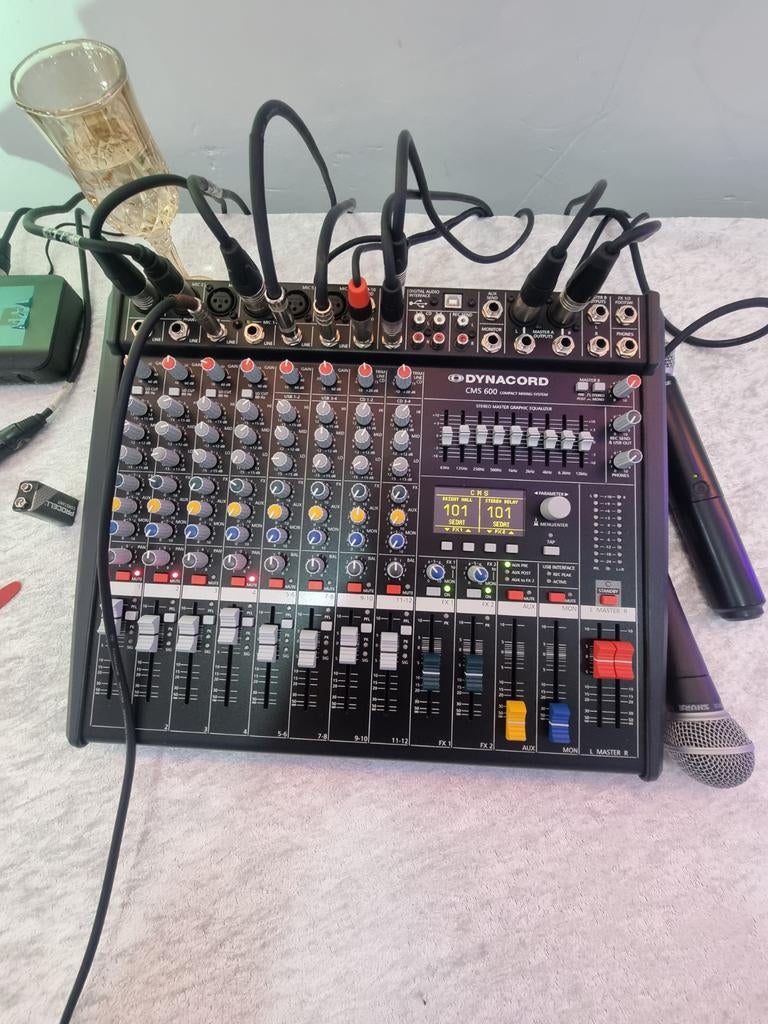 Dynacord CMS 600  analoog mengpaneel, Ophalen of Verzenden, Zo goed als nieuw, Minder dan 5 kanalen