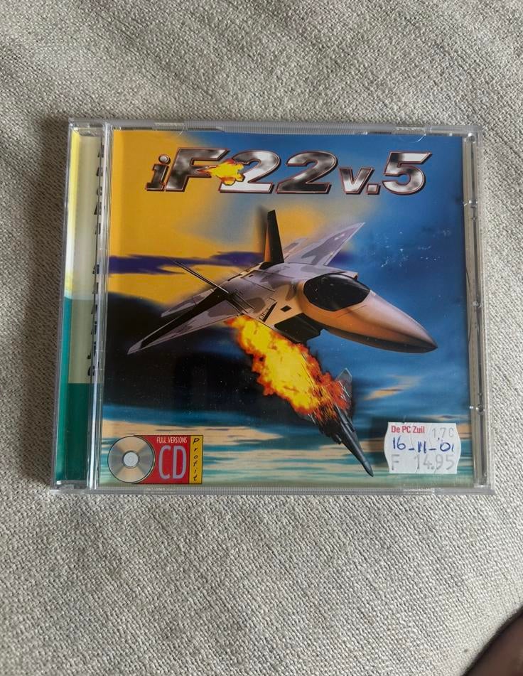 IF-22 v.5 ICD lucht strijd cd rom 2001, Gebruikt, 1 speler, Ophalen of Verzenden, Vanaf 3 jaar