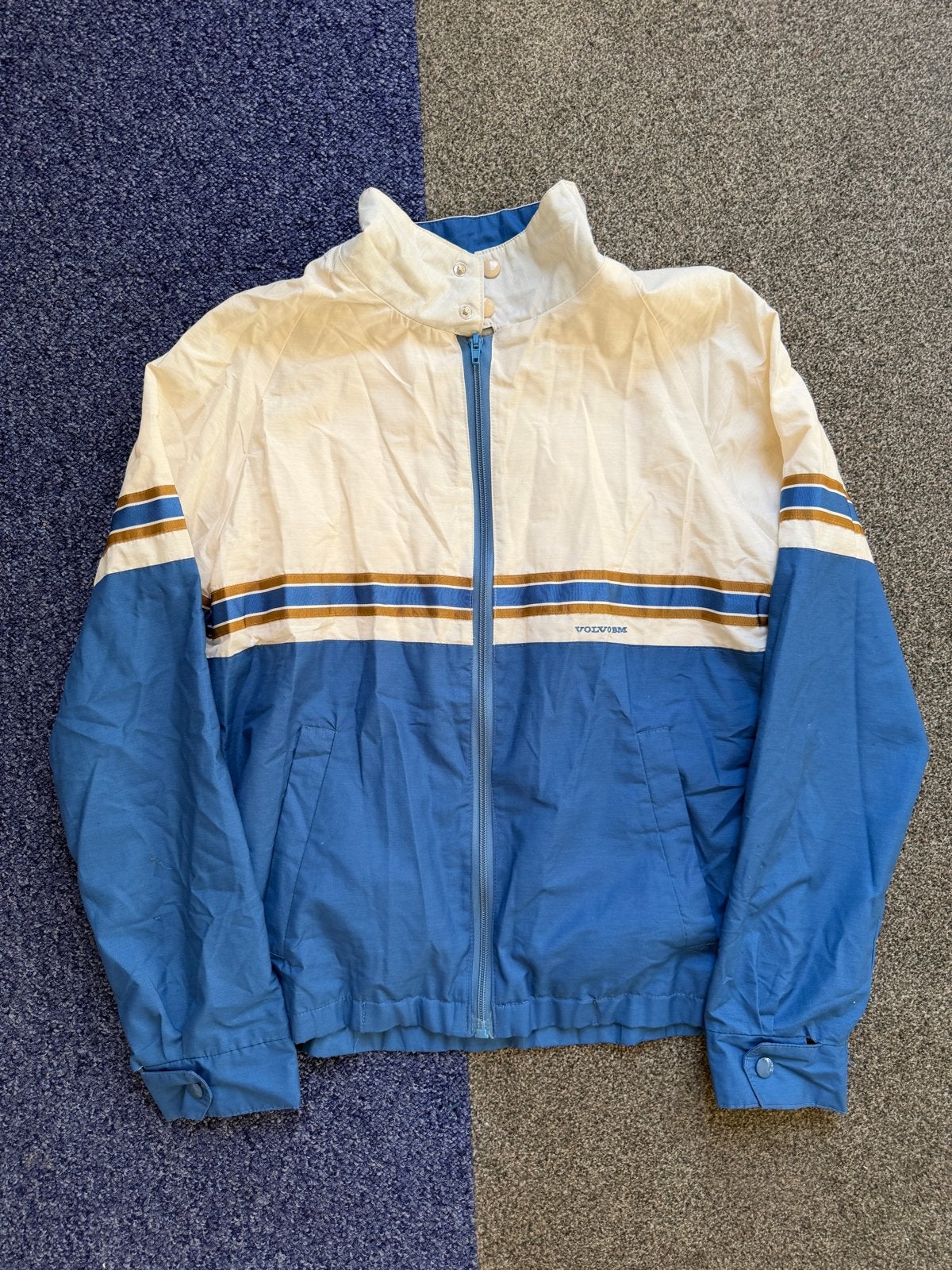 Vintage Volvo BM jasje - Maat S/M, Kleding | Heren, Ophalen of Verzenden, Gedragen, Maat 46 (S) of kleiner, Meerkleurig