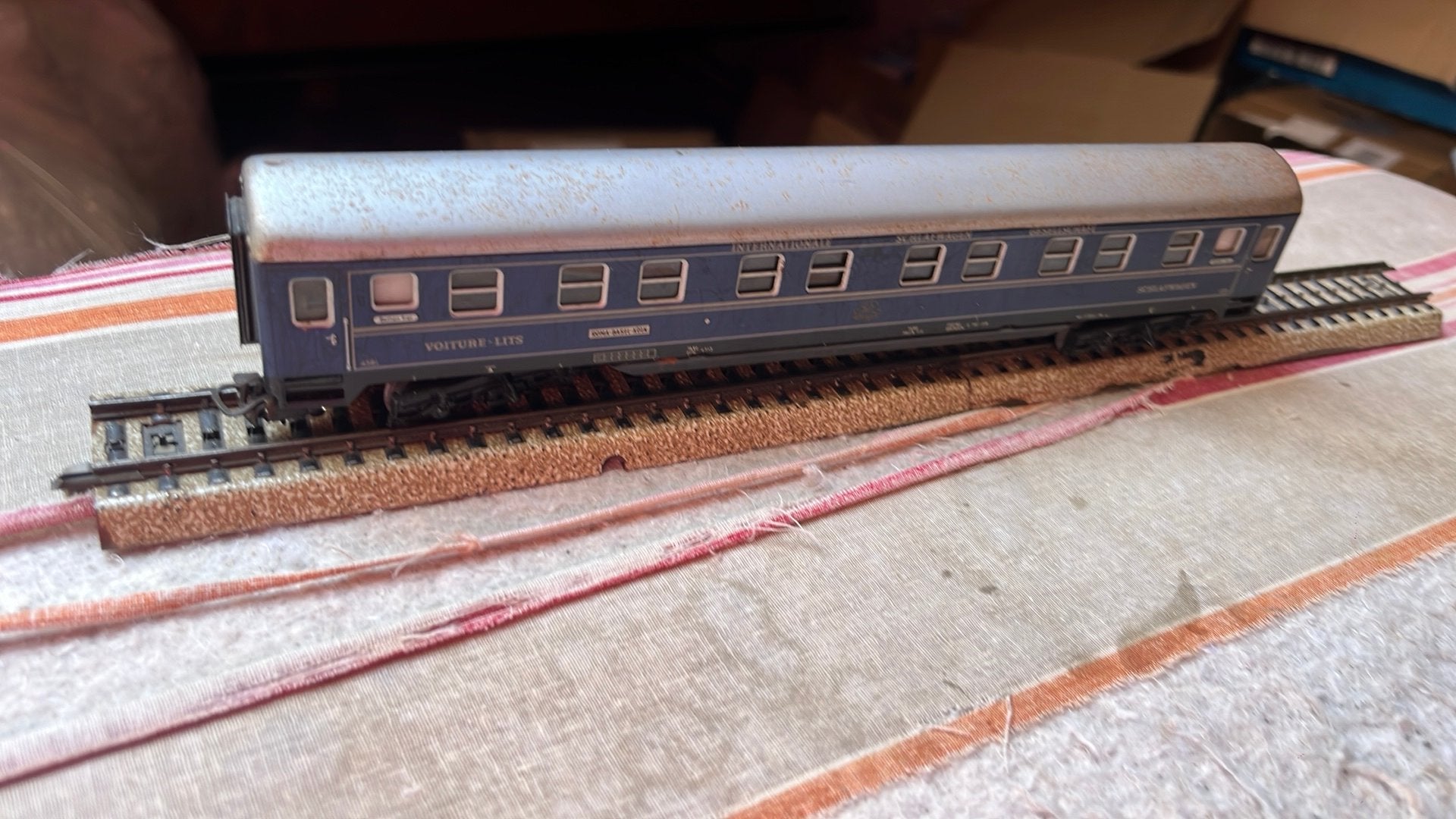 Te koop schlafwagen van marklin 4029, Wisselstroom, Wagon, Ophalen of Verzenden, Zo goed als nieuw