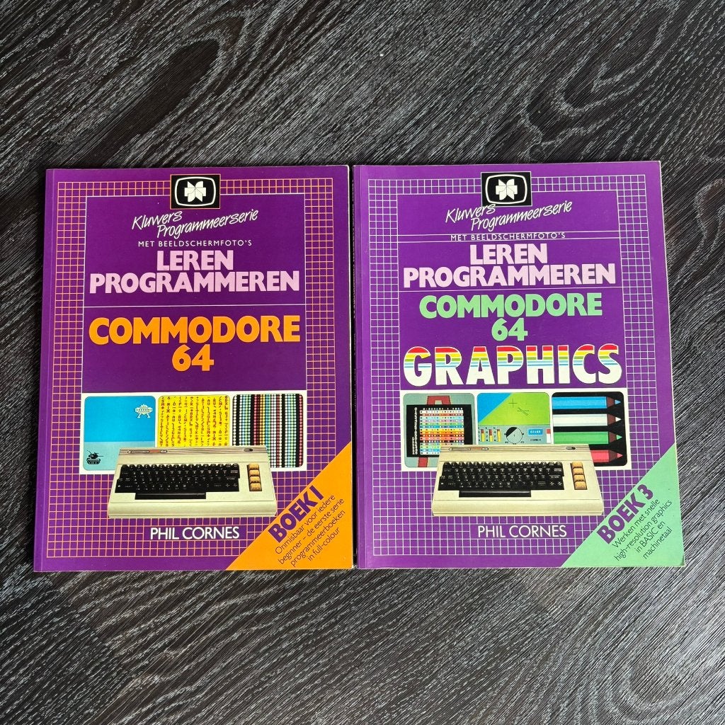 Boeken leren programmeren met de Commodore 64, Ophalen of Verzenden, Kluwers