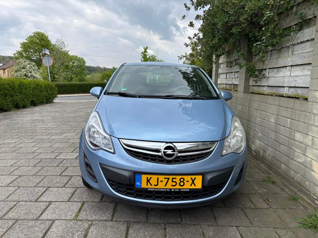 Opel Corsa 1.2 Ecoflex 51KW 3D 2013 Blauw, Auto's, Voorwielaandrijving, 450 kg, 40 €/maand, 4 cilinders