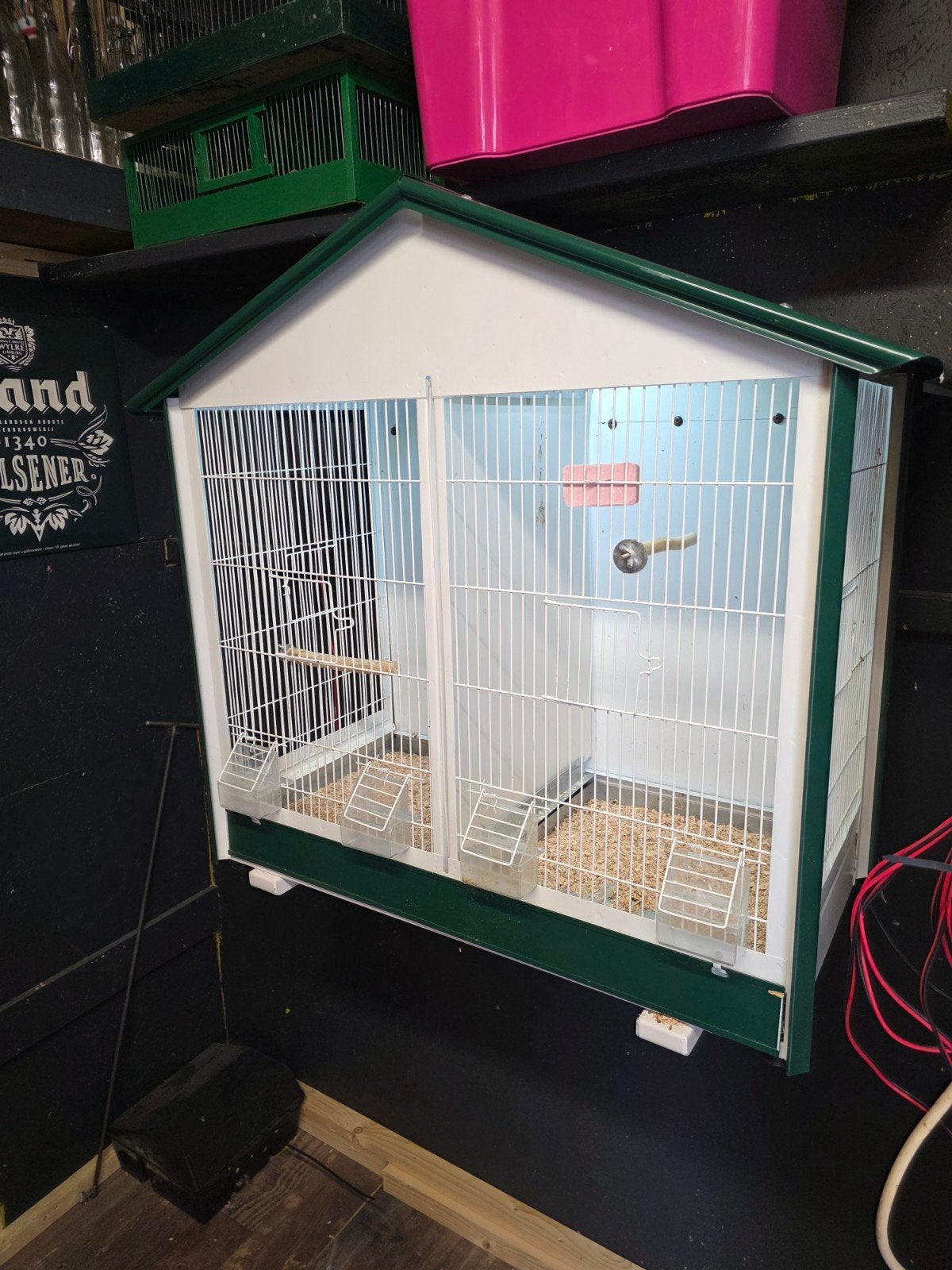 metalen kooi, Dieren en Toebehoren, Ophalen, Zo goed als nieuw, Metaal, Vogelkooi