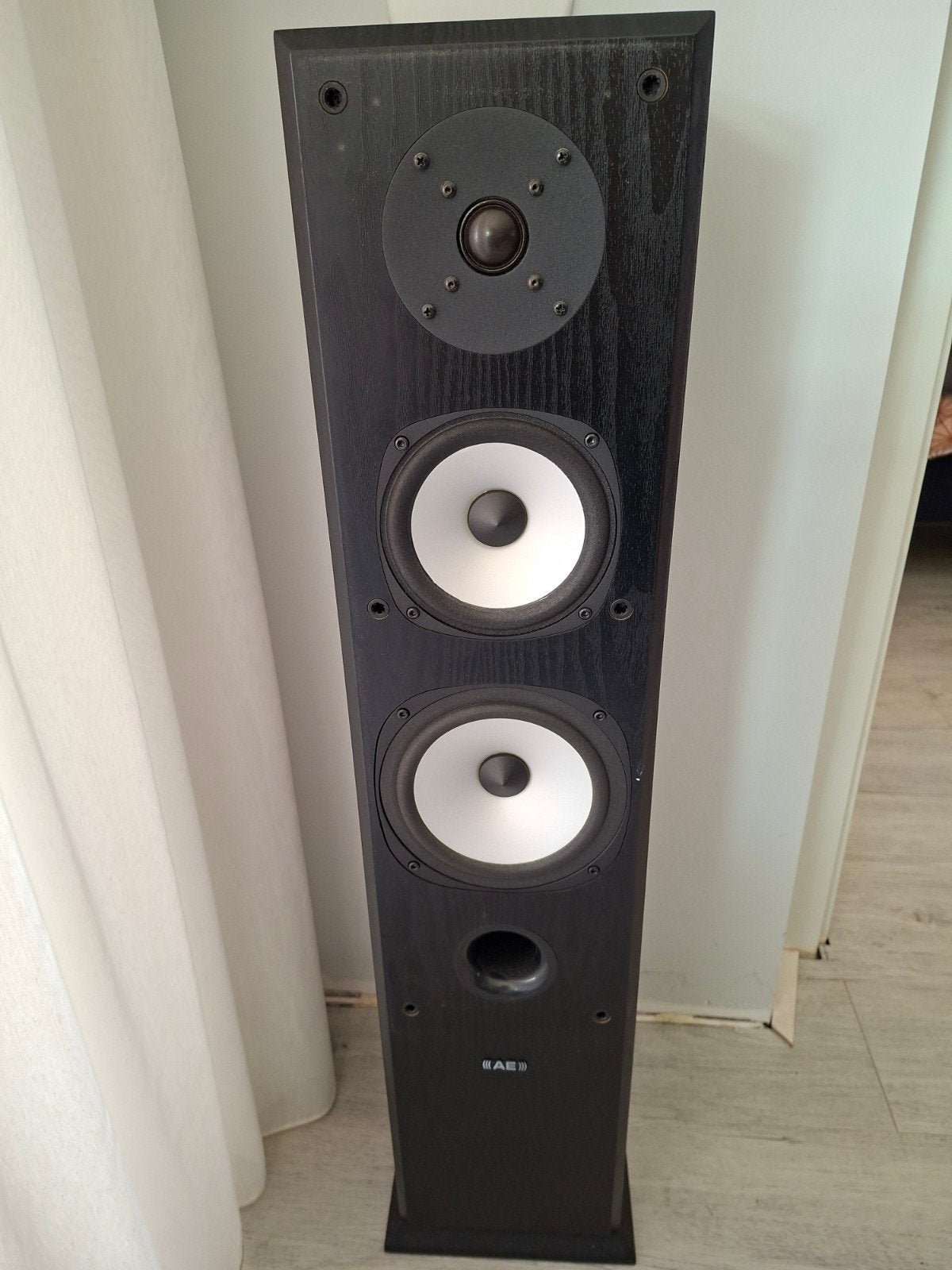 Speakerset met subwoofer + bekabeling+ een  Denon, Overige merken, Gebruikt, Ophalen of Verzenden, Inclusief kabels