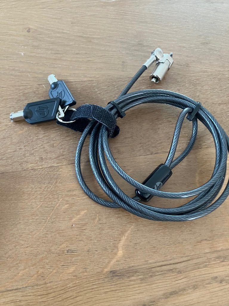 HP beveiligingskabelslot voor laptop, Ophalen of Verzenden, Nieuw, HP/Compaq