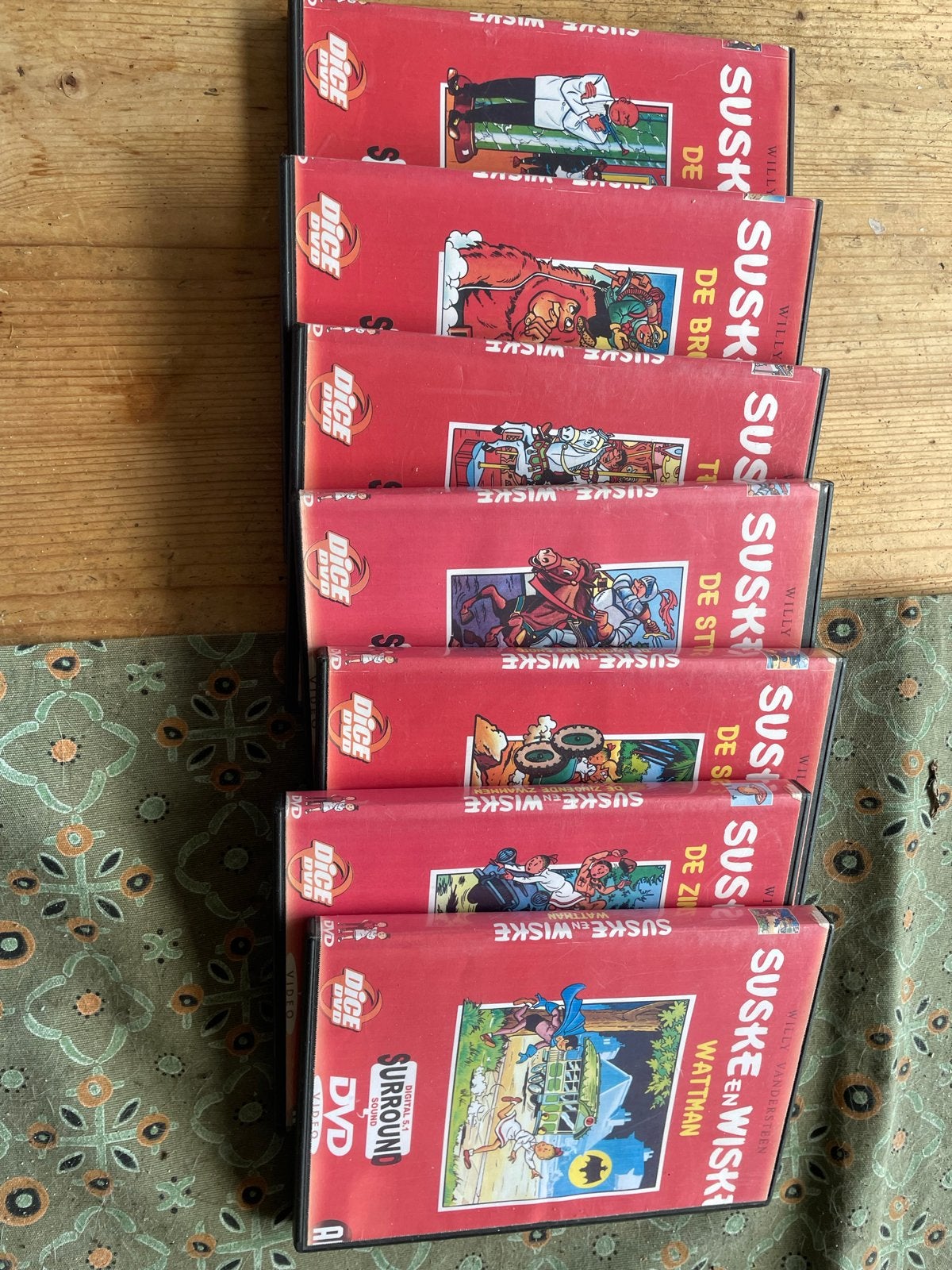Suske en Wiske DVD Boxset - 7 films, Avontuur, Gebruikt, Alle leeftijden, Ophalen of Verzenden